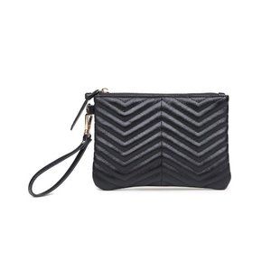 Quilted Chevron Wristlet
